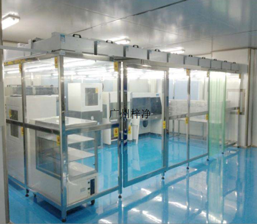 洁净棚的进风面布置FFU高效过滤器